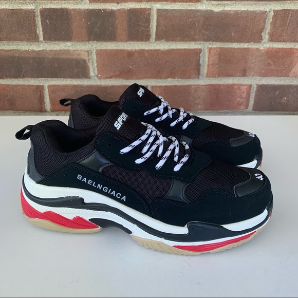 Fashion Casual black lace up sneakers Women’s size US 7 M NEW - Picture 1 of 8